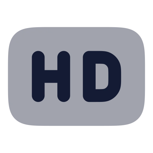 Hd Icon in Bulk Rounded style