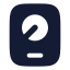 Hdd icon with solid rounded style