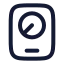 Hdd icon with stroke rounded style