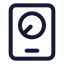 Hdd icon with stroke standard style