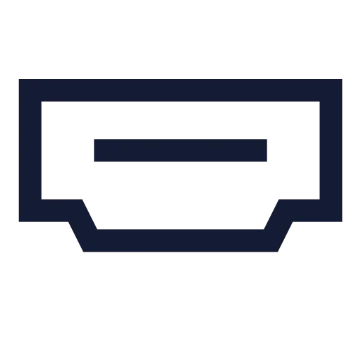 Hdmi Port Icon in Stroke Sharp style