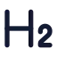 Heading icon with solid rounded style