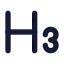 Heading icon with solid rounded style