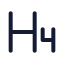 Heading icon with stroke standard style