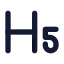 Heading icon with solid rounded style