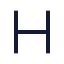 Heading icon with stroke sharp style