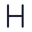Heading icon with stroke standard style