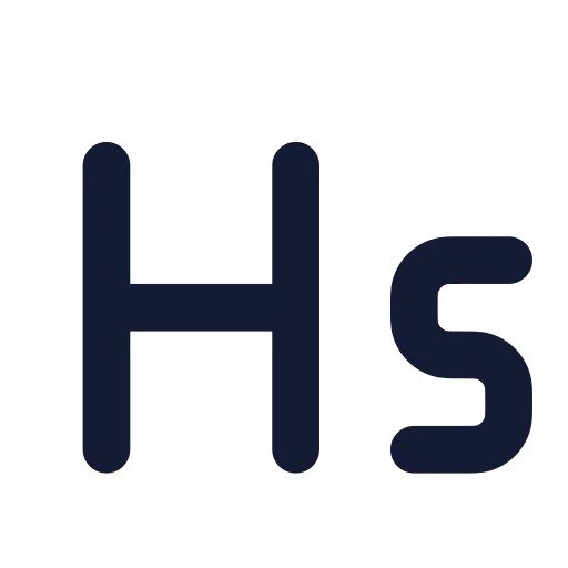 Heading 5 Icon in Solid Rounded style