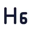 Heading 6 icon preview