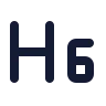 Heading 6 icon preview