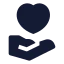 Healtcare icon with solid sharp style