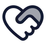 Heart Handshake icon preview