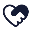 Heart Handshake icon preview