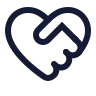 Heart Handshake icon preview