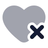 Heart Remove icon preview