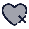 Heart Remove icon preview