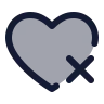 Heart Remove icon preview