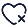 Heart Remove icon preview