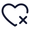 Heart Remove icon preview