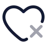 Heart Remove icon preview