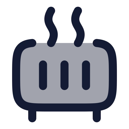 Heater Icon in Duotone Rounded style