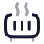 Heater icon with twotone rounded style