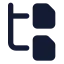 Hierarchyfiles icon with solid standard style