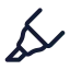 Highlighter icon with stroke rounded style