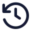 History icon with solid standard style