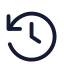 History icon with stroke standard style