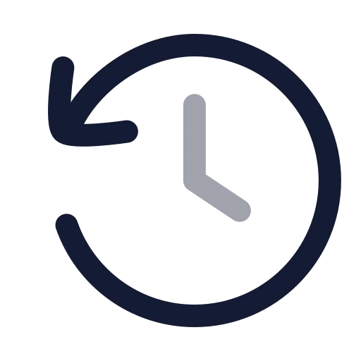 History Icon in Twotone Rounded style