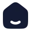 Home icon with solid rounded style