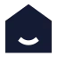 Home icon with solid sharp style
