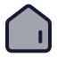Home icon with duotone standard style