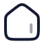 Home icon with twotone rounded style