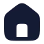 Home icon with solid rounded style