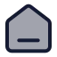 Home icon with duotone standard style