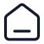 Home icon with stroke standard style