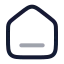 Home icon with twotone rounded style