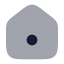 Home icon with bulk rounded style