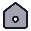 Home icon with duotone standard style