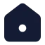 Home icon with solid standard style