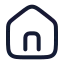 Home icon with stroke rounded style