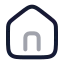 Home icon with twotone rounded style