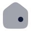 Home icon with bulk rounded style