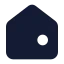 Home icon with solid standard style