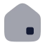 Home icon with bulk rounded style