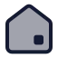Home icon with duotone standard style