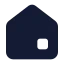 Home icon with solid standard style