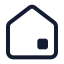 Home icon with stroke standard style